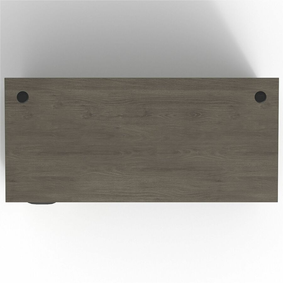 Lorell Prominence 2.0 Left-Pedestal Desk - 66" x 30"29" , 1" Top, 0.1" Edge - 3 x File, Box Drawer(s) - Single Pedestal on Left Side - Band Edge - Material: Particleboard - Finish: Thermofused Melamine (TFM)