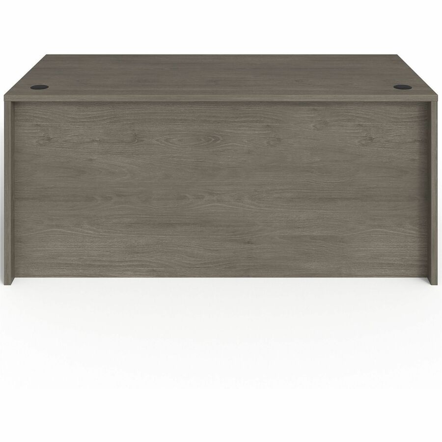 Lorell Prominence 2.0 Left-Pedestal Desk - 66" x 30"29" , 1" Top, 0.1" Edge - 3 x File, Box Drawer(s) - Single Pedestal on Left Side - Band Edge - Material: Particleboard - Finish: Thermofused Melamine (TFM)