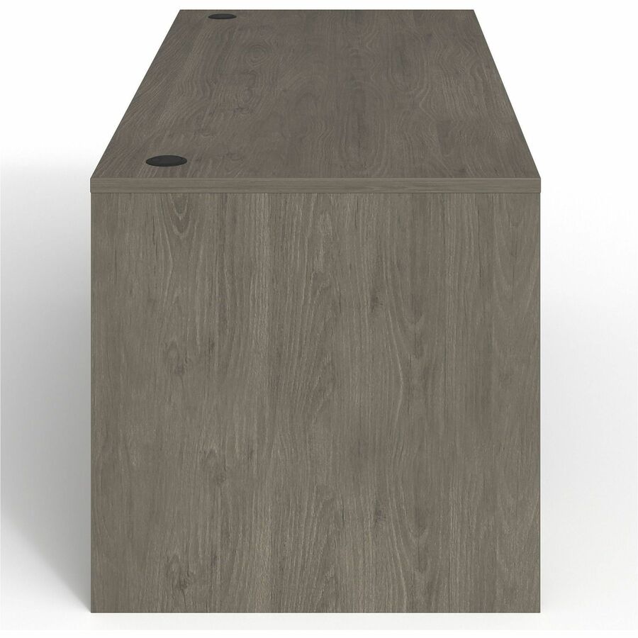 Lorell Prominence 2.0 Left-Pedestal Desk - 66" x 30"29" , 1" Top, 0.1" Edge - 3 x File, Box Drawer(s) - Single Pedestal on Left Side - Band Edge - Material: Particleboard - Finish: Thermofused Melamine (TFM)