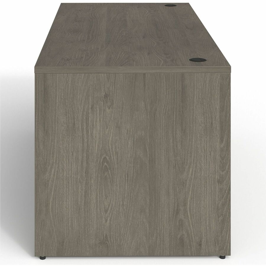 Lorell Prominence 2.0 Right-Pedestal Desk - 66" x 30"29" , 1" Top, 0.1" Edge - 3 x File, Box Drawer(s) - Single Pedestal on Right Side - Band Edge - Material: Particleboard - Finish: Thermofused Melamine (TFM)
