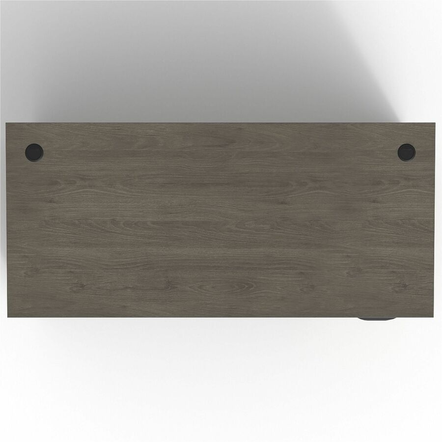 Lorell Prominence 2.0 Right-Pedestal Desk - 66" x 30"29" , 1" Top, 0.1" Edge - 3 x File, Box Drawer(s) - Single Pedestal on Right Side - Band Edge - Material: Particleboard - Finish: Thermofused Melamine (TFM)