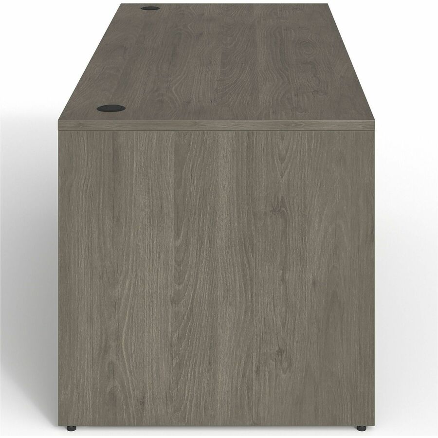 Lorell Prominence 2.0 Right-Pedestal Desk - 66" x 30"29" , 1" Top, 0.1" Edge - 3 x File, Box Drawer(s) - Single Pedestal on Right Side - Band Edge - Material: Particleboard - Finish: Thermofused Melamine (TFM)
