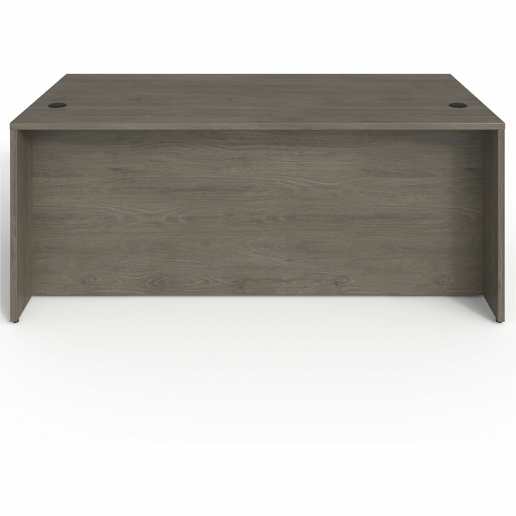 Lorell Prominence 2.0 Double-Pedestal Desk - 72" x 36"29" , 1" Top, 0.1" Edge - 5 x File, Box Drawer(s) - Double Pedestal on Left/Right Side - Band Edge - Material: Particleboard - Finish: Thermofused Melamine (TFM)