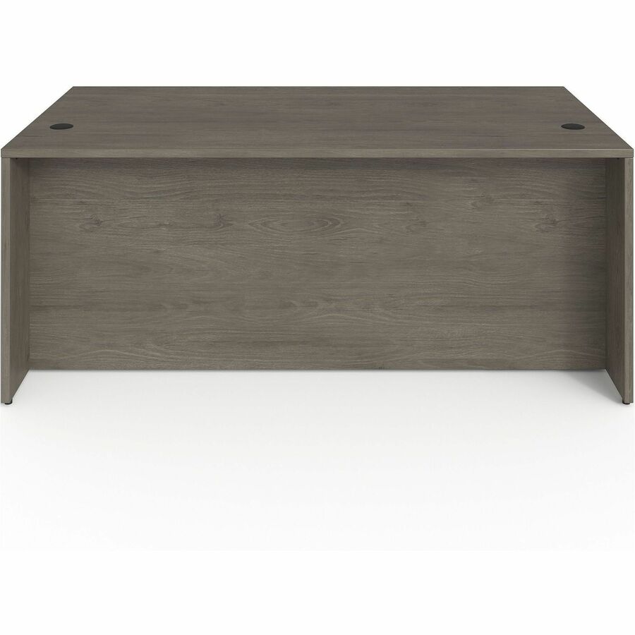 Lorell Prominence 2.0 Left-Pedestal Desk - 72" x 36"29" , 1" Top, 0.1" Edge - 3 x File, Box Drawer(s) - Single Pedestal on Left Side - Band Edge - Material: Particleboard - Finish: Thermofused Melamine (TFM)