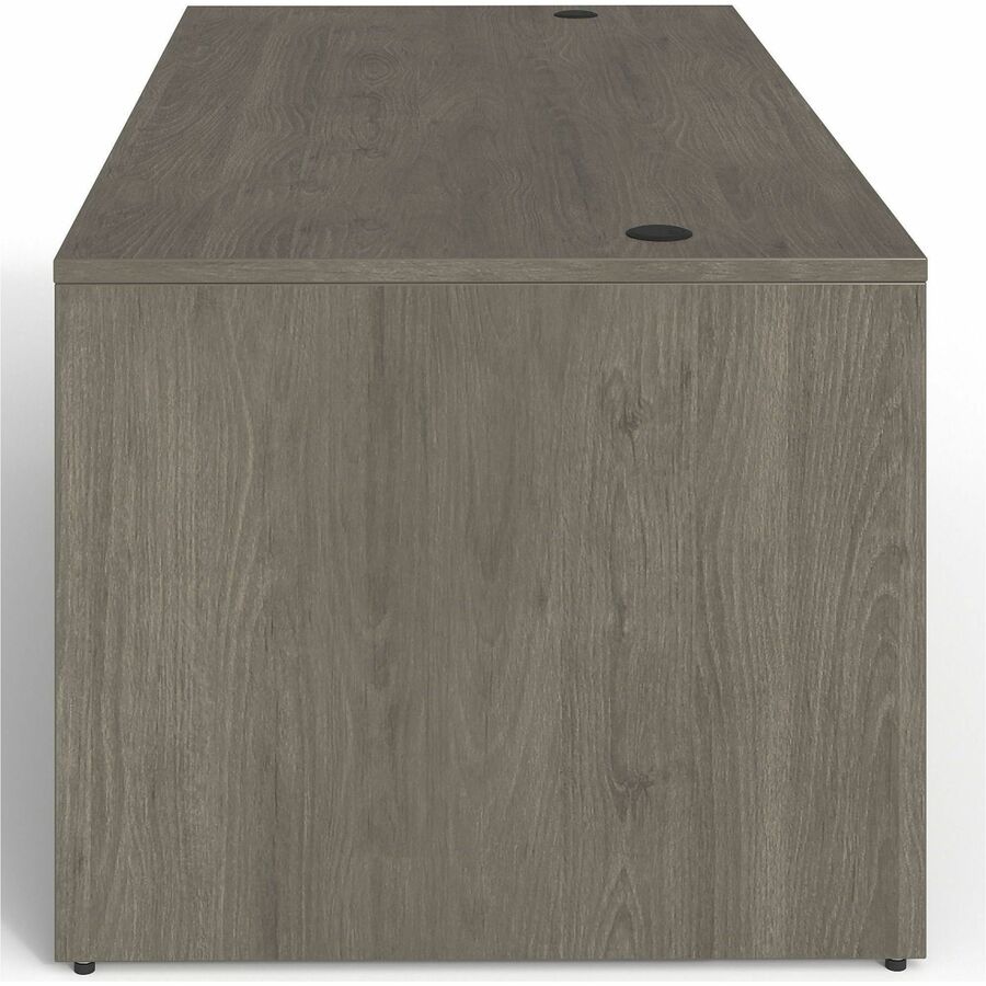 Lorell Prominence 2.0 Left-Pedestal Desk - 72" x 36"29" , 1" Top, 0.1" Edge - 3 x File, Box Drawer(s) - Single Pedestal on Left Side - Band Edge - Material: Particleboard - Finish: Thermofused Melamine (TFM)