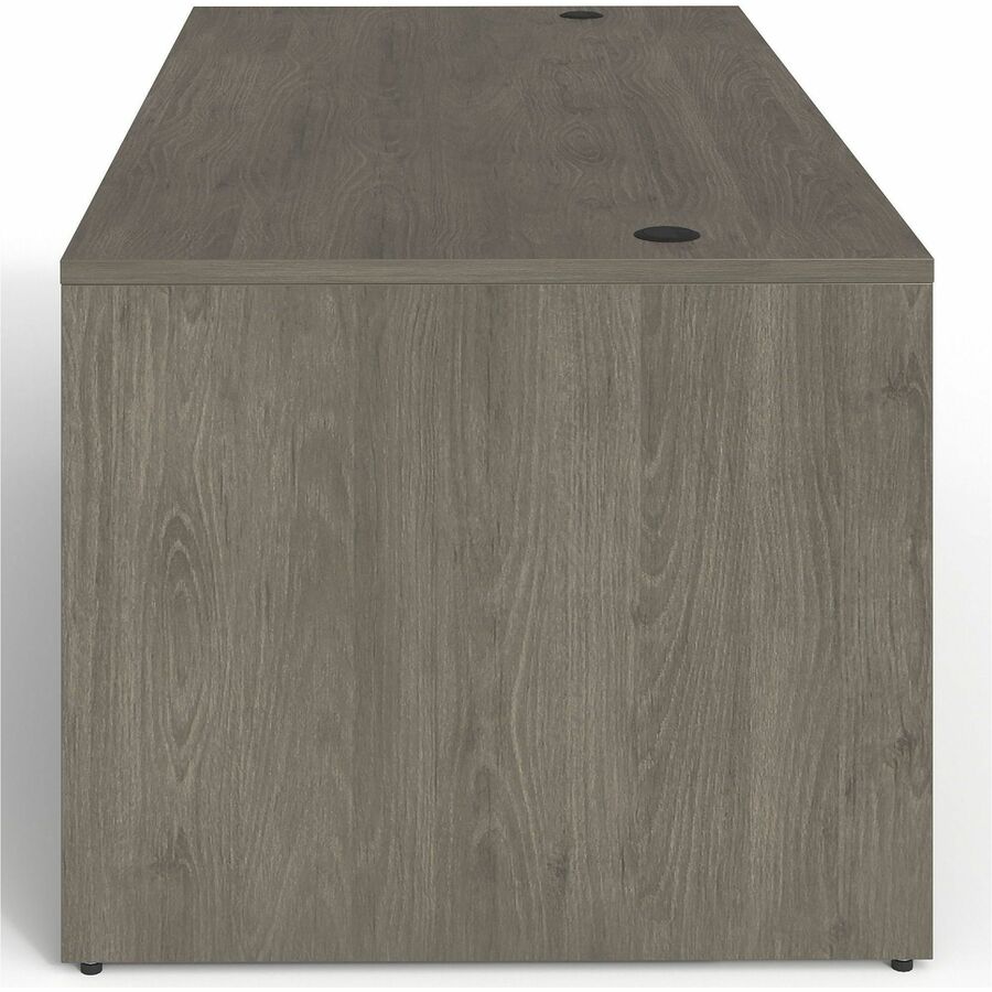 Lorell Prominence 2.0 Right-Pedestal Desk - 72" x 36"29" , 1" Top, 0.1" Edge - 3 x File, Box Drawer(s) - Single Pedestal on Right Side - Band Edge - Material: Particleboard - Finish: Thermofused Melamine (TFM)