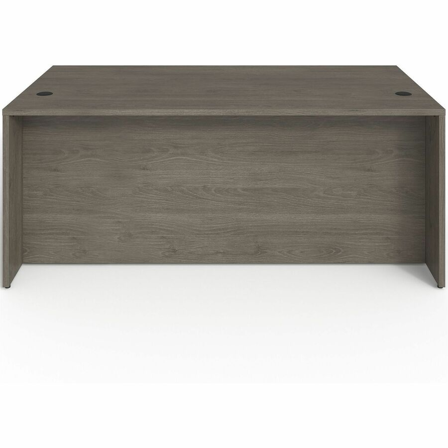 Lorell Prominence 2.0 Right-Pedestal Desk - 72" x 36"29" , 1" Top, 0.1" Edge - 3 x File, Box Drawer(s) - Single Pedestal on Right Side - Band Edge - Material: Particleboard - Finish: Thermofused Melamine (TFM)