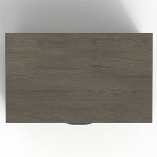 Lorell Prominence 2.0 Lateral File - 36" x 22"29" , 1" Top, 0.1" Edge - 2 x File Drawer(s) - Band Edge - Material: Laminate - Finish: Gray Elm