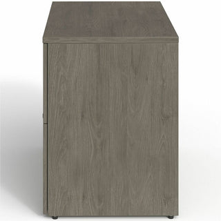 Lorell Prominence 2.0 Lateral File - 36" x 22"29" , 1" Top, 0.1" Edge - 2 x File Drawer(s) - Band Edge - Material: Laminate - Finish: Gray Elm