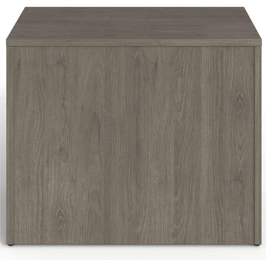 Lorell Prominence 2.0 Lateral File - 36" x 22"29" , 1" Top, 0.1" Edge - 2 x File Drawer(s) - Band Edge - Material: Laminate - Finish: Gray Elm
