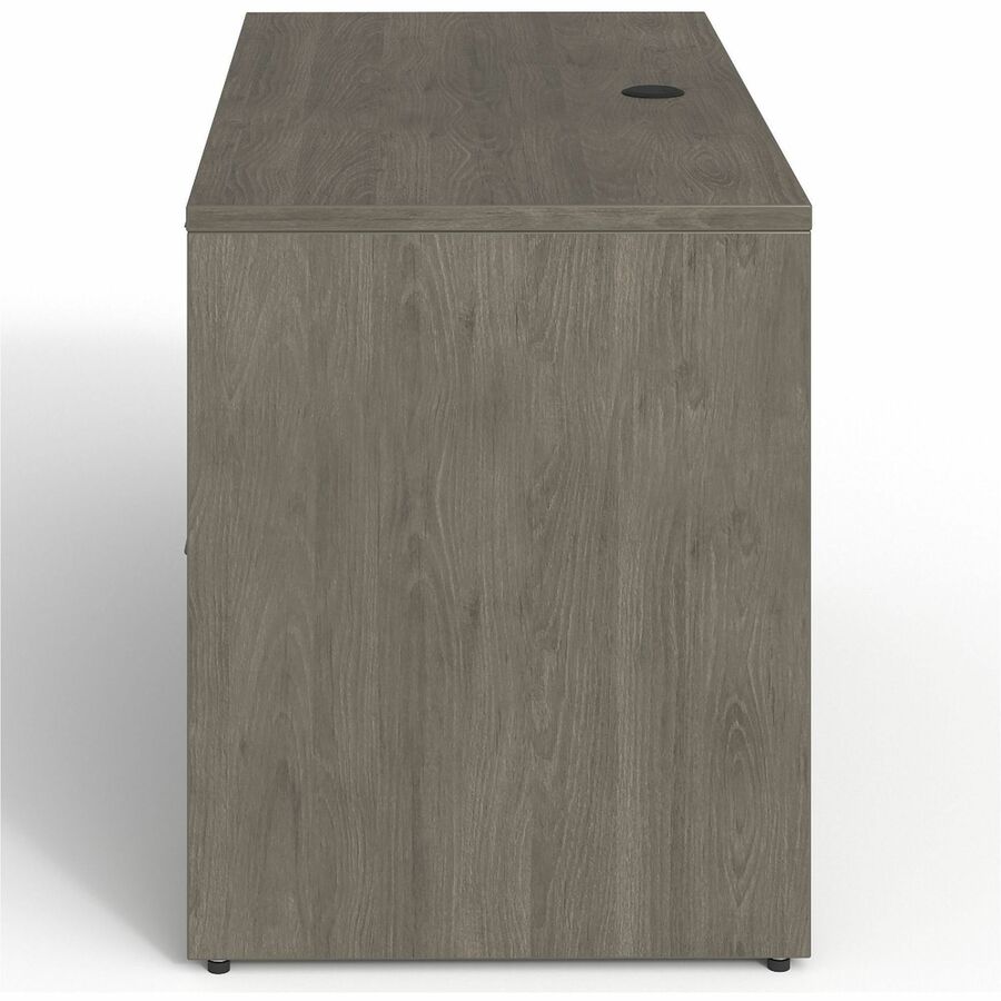 Lorell Prominence 2.0 Right Return - 48" x 24"29" , 1" Top, 0.1" Edge - 2 x File Drawer(s)Right Side - Material: Particleboard, Thermofused Melamine (TFM) - Finish: Gray