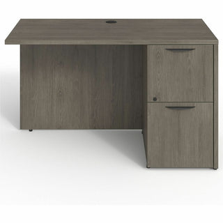 Lorell Prominence 2.0 Right Return - 48" x 24"29" , 1" Top, 0.1" Edge - 2 x File Drawer(s)Right Side - Material: Particleboard, Thermofused Melamine (TFM) - Finish: Gray