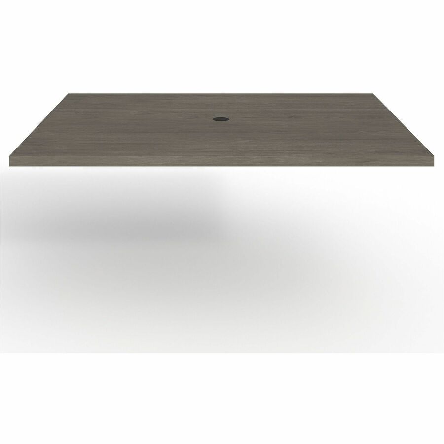 Lorell Prominence 2.0 Rectangular Conference Tabletop - 60" x 48" , 1.5" Top, 0.1" Edge - Material: Particleboard - Finish: Gray Elm