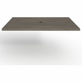 Lorell Prominence 2.0 Rectangular Conference Tabletop - 60" x 48" , 1.5" Top, 0.1" Edge - Material: Particleboard - Finish: Gray Elm