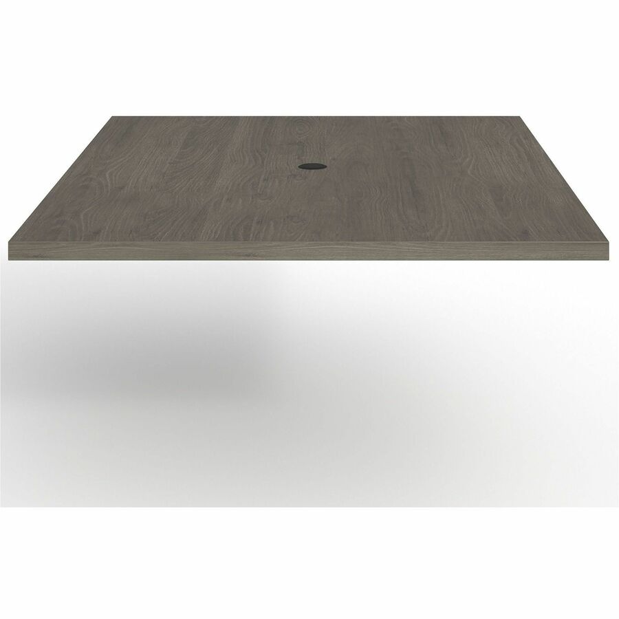 Lorell Prominence 2.0 Rectangular Conference Tabletop - 60" x 48" , 1.5" Top, 0.1" Edge - Material: Particleboard - Finish: Gray Elm