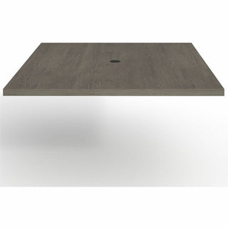 Lorell Prominence 2.0 Rectangular Conference Tabletop - 60" x 48" , 1.5" Top, 0.1" Edge - Material: Particleboard - Finish: Gray Elm