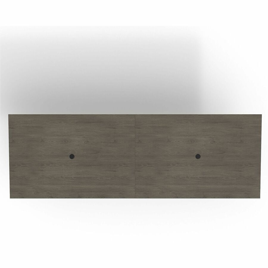 Lorell Prominence 2.0 Rectangular Conference Tabletop - 72" x 48" , 1.5" Top, 0.1" Edge - Material: Particleboard - Finish: Gray Elm