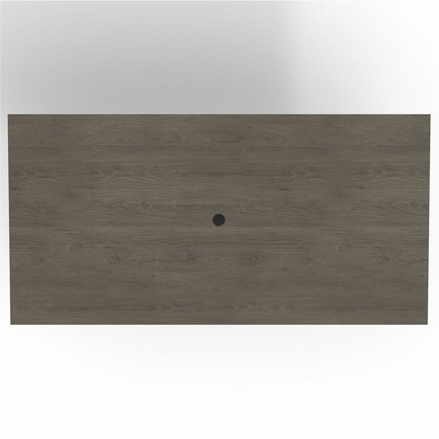 Lorell Prominence 2.0 Rectangular Conference Tabletop - 96" x 48" , 1.5" Top, 0.1" Edge - Material: Particleboard - Finish: Gray Elm
