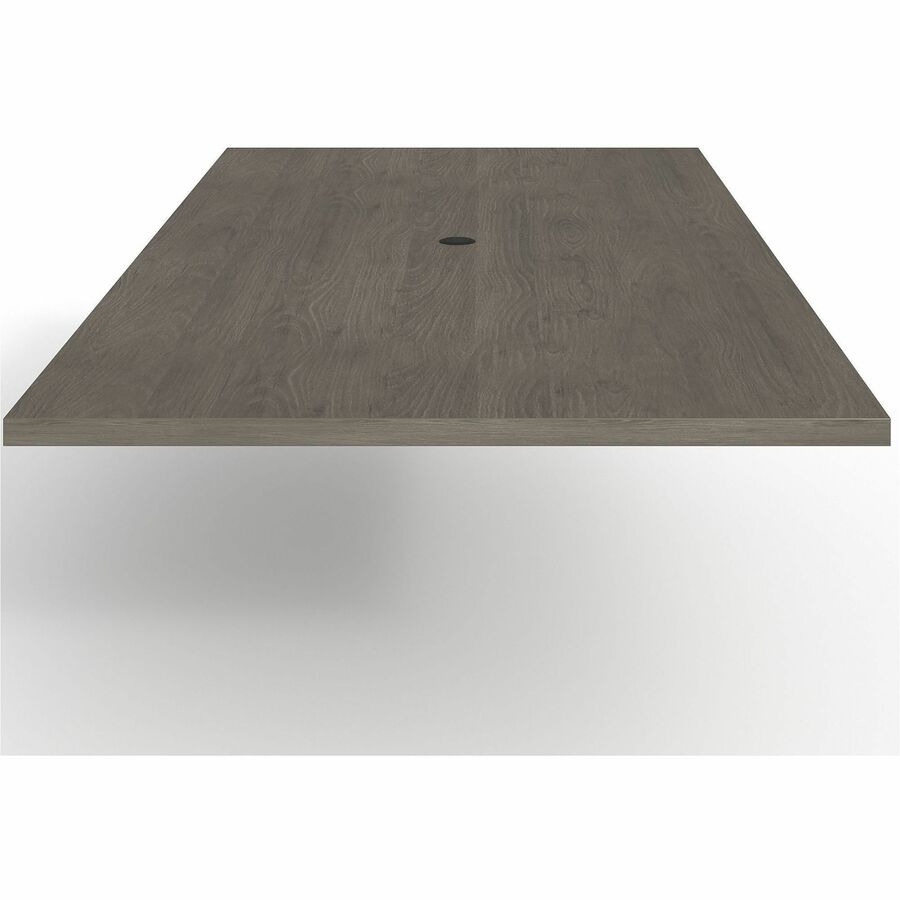 Lorell Prominence 2.0 Rectangular Conference Tabletop - 96" x 48" , 1.5" Top, 0.1" Edge - Material: Particleboard - Finish: Gray Elm