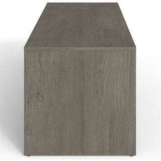 Lorell Prominence 2.0 Peninsula Desk - 72" x 30"29" , 1" Top, 0.1" Edge - Material: Particleboard, Thermofused Melamine (TFM) - Finish: Gray