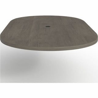 Lorell Prominence 2.0 Racetrack Conference Tabletop - 96" x 48" , 1.5" Top, 0.1" Edge - Material: Particleboard - Finish: Gray