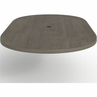 Lorell Prominence 2.0 Racetrack Conference Tabletop - 96" x 48" , 1.5" Top, 0.1" Edge - Material: Particleboard - Finish: Gray