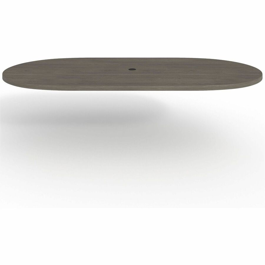 Lorell Prominence 2.0 Racetrack Conference Tabletop - 96" x 48" , 1.5" Top, 0.1" Edge - Material: Particleboard - Finish: Gray
