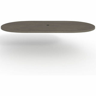 Lorell Prominence 2.0 Racetrack Conference Tabletop - 96" x 48" , 1.5" Top, 0.1" Edge - Material: Particleboard - Finish: Gray