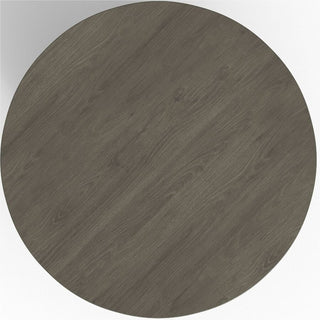 Lorell Prominence 2.0 Round Laminate Conference Table - 29" x 42" , 1" Top, 0.1" Edge - Material: Particleboard - Finish: Gray