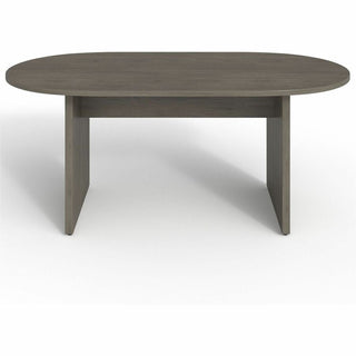 Lorell Prominence 2.0 Racetrack Conference Table - 72" x 36"29" , 1" Top, 0.1" Edge - Material: Particleboard - Finish: Gray