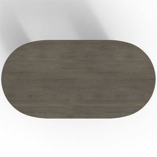 Lorell Prominence 2.0 Racetrack Conference Table - 72" x 36"29" , 1" Top, 0.1" Edge - Material: Particleboard - Finish: Gray
