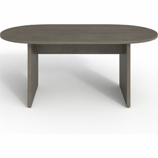 Lorell Prominence 2.0 Racetrack Conference Table - 72" x 36"29" , 1" Top, 0.1" Edge - Material: Particleboard - Finish: Gray