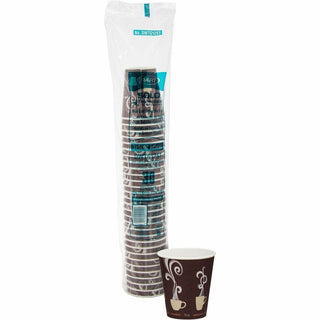 Solo ThermoGuard 12 oz Double Walled Paper Hot Cups - 30.0 / Bag - 20 / Carton - Multi - Paper, Polyethylene - Hot Drink, Beverage