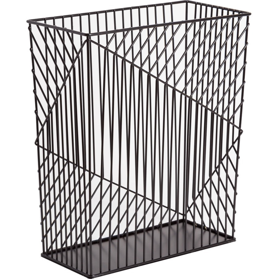 u-brands-vena-desk-organization-collection-waste-basket-6-gal-capacity-14-height-x-12-width-x-6-depth-metal-black-1-each_ubr3837u0206 - 3