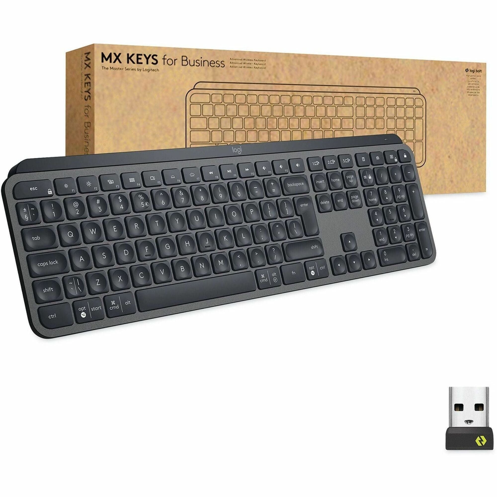 MX Keys for Business Wireless Keyboard, Graphite