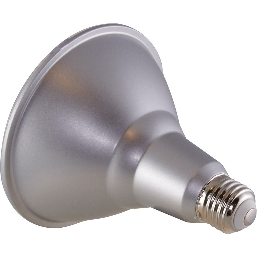 Satco 15W PAR38 LED Bulb - 15 W - 90 W Incandescent Equivalent Wattage - 120 V AC - 1200 lm - Parabolic Reflector - PAR38 Size - Clear - Warm White Light Color - E26 Base - 25000 Hour - 4940.3degF (2726.8degC) Color Temperature - 90 CRI - 40deg
