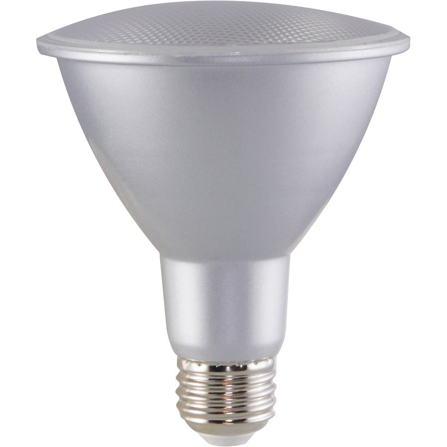 Satco PAR 30 LN LED Bulb - 12.50 W - 75 W Incandescent Equivalent Wattage - 120 V AC - 1000 lm - Parabolic Reflector - PAR30LN Size - Clear - Warm White Light Color - E26 Base - 25000 Hour - 4940.3degF (2726.8degC) Color Temperature - 90 CRI - 40