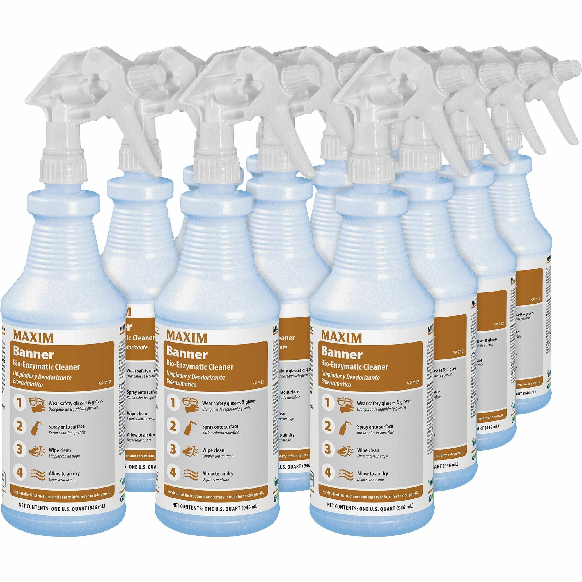 midlab-banner-bio-enzymatic-cleaner-ready-to-use-32-fl-oz-1-quart-fresh-scent-12-carton-white_mlb07120012 - 1