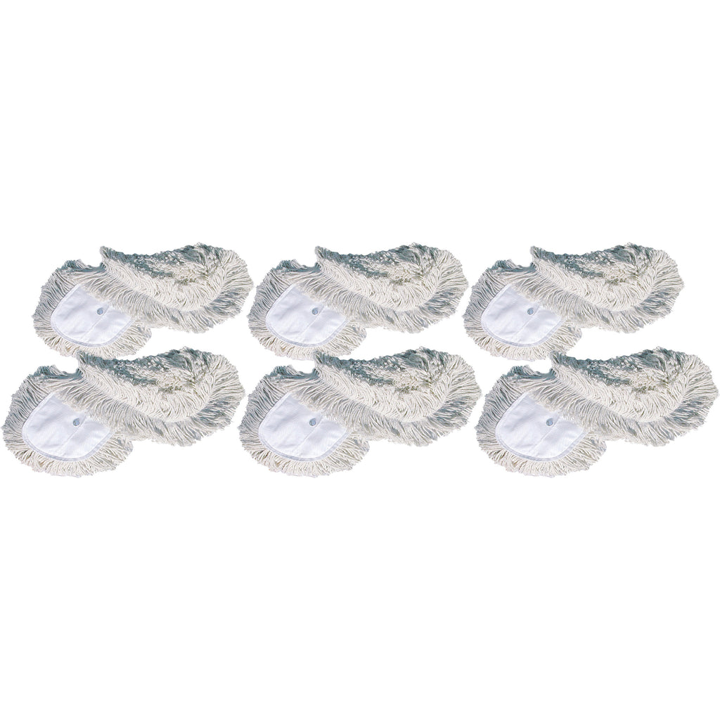 genuine-joe-dust-mop-head-refill-72-width-x-5-depth-yarn-cotton-synthetic-white-6-carton_gjo18388ct - 1