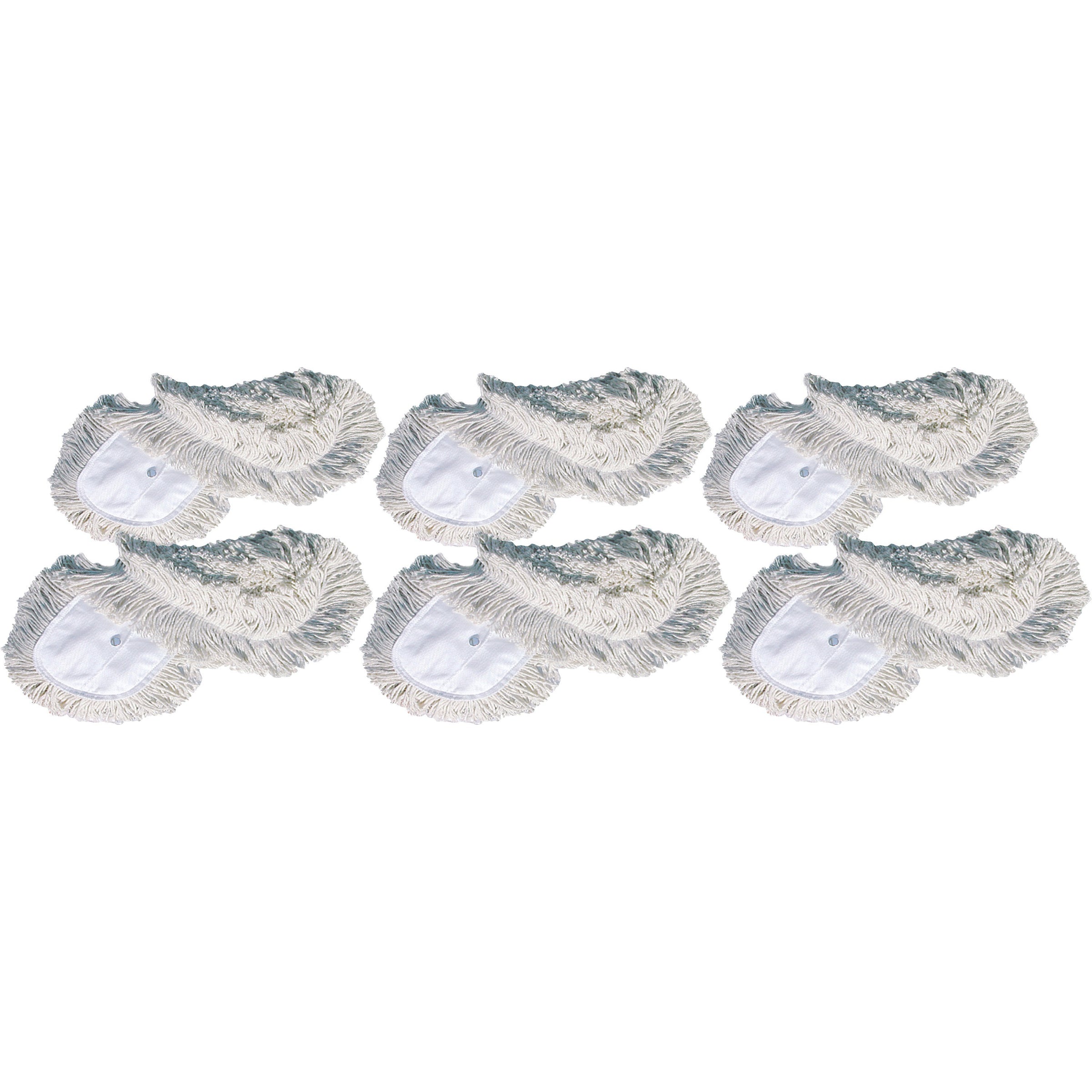 genuine-joe-dust-mop-head-refill-72-width-x-5-depth-yarn-cotton-synthetic-white-6-carton_gjo18388ct - 1