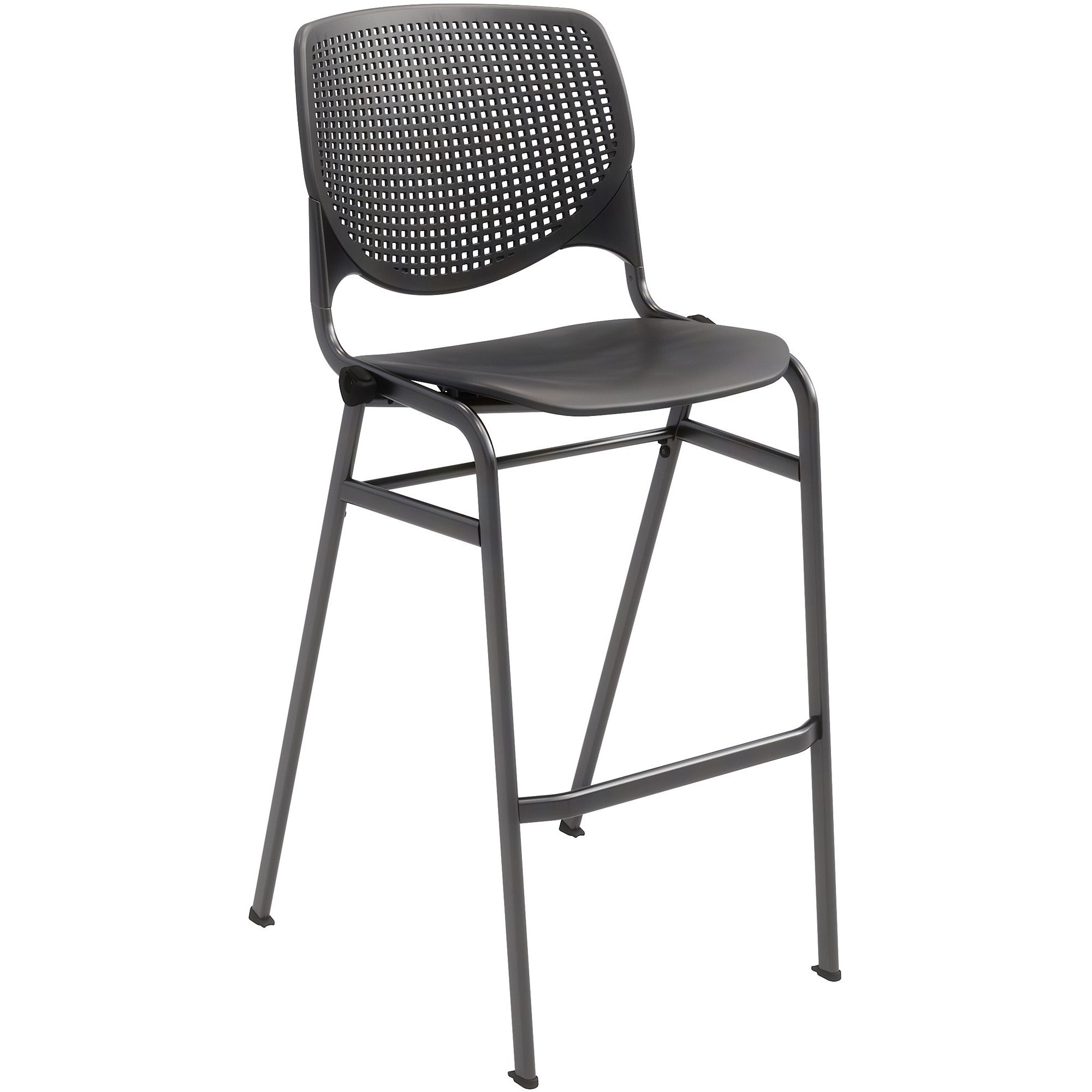 kfi-barstool-chair-black-polypropylene-seat-black-aluminum-alloy-polypropylene-back-black-steel-frame-four-legged-base-1-each_kfibr2300bkp10 - 1