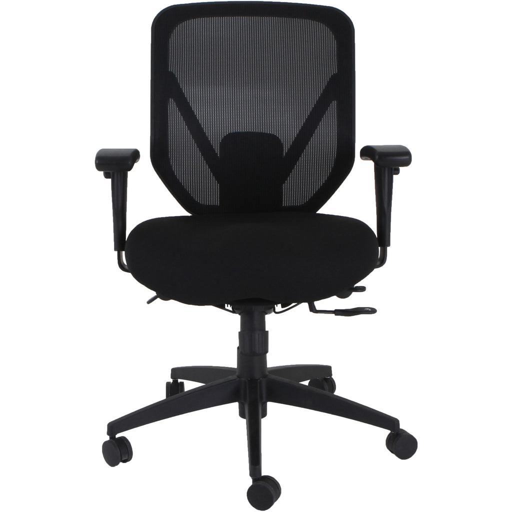 lorell-executive-mesh-high-back-office-chair-black-fabric-seat-black-mesh-back-high-back-5-star-base-armrest-1-each_llr40212 - 3