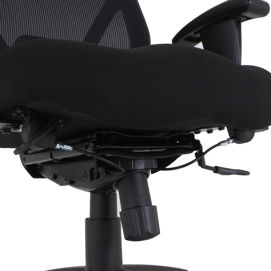 lorell-executive-mesh-high-back-office-chair-black-fabric-seat-black-mesh-back-high-back-5-star-base-armrest-1-each_llr40212 - 7