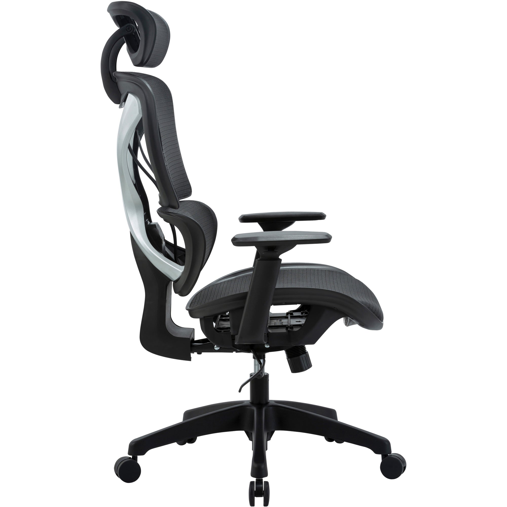 lorell-high-back-mesh-chair-black-mesh-seat-black-mesh-back-plastic-frame-high-back-5-star-base-armrest-1-each_llr84396 - 6