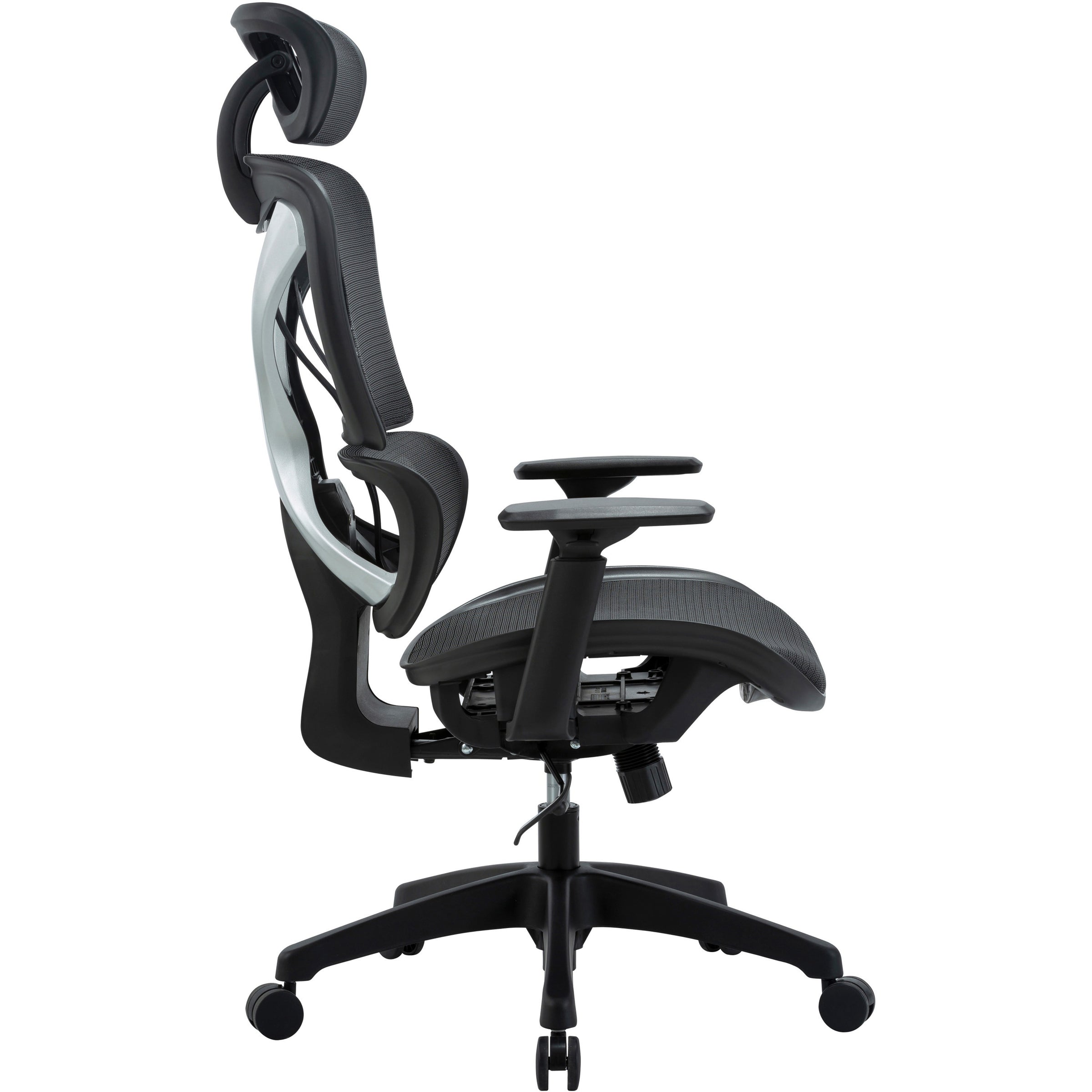 lorell-high-back-mesh-chair-black-mesh-seat-black-mesh-back-plastic-frame-high-back-5-star-base-armrest-1-each_llr84396 - 6
