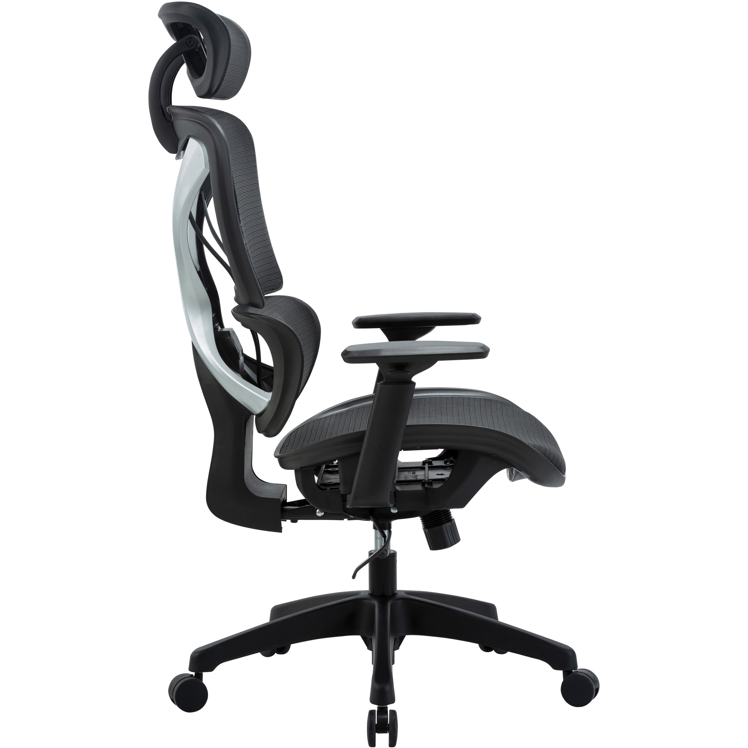 lorell-high-back-mesh-chair-black-mesh-seat-black-mesh-back-plastic-frame-high-back-5-star-base-armrest-1-each_llr84396 - 6