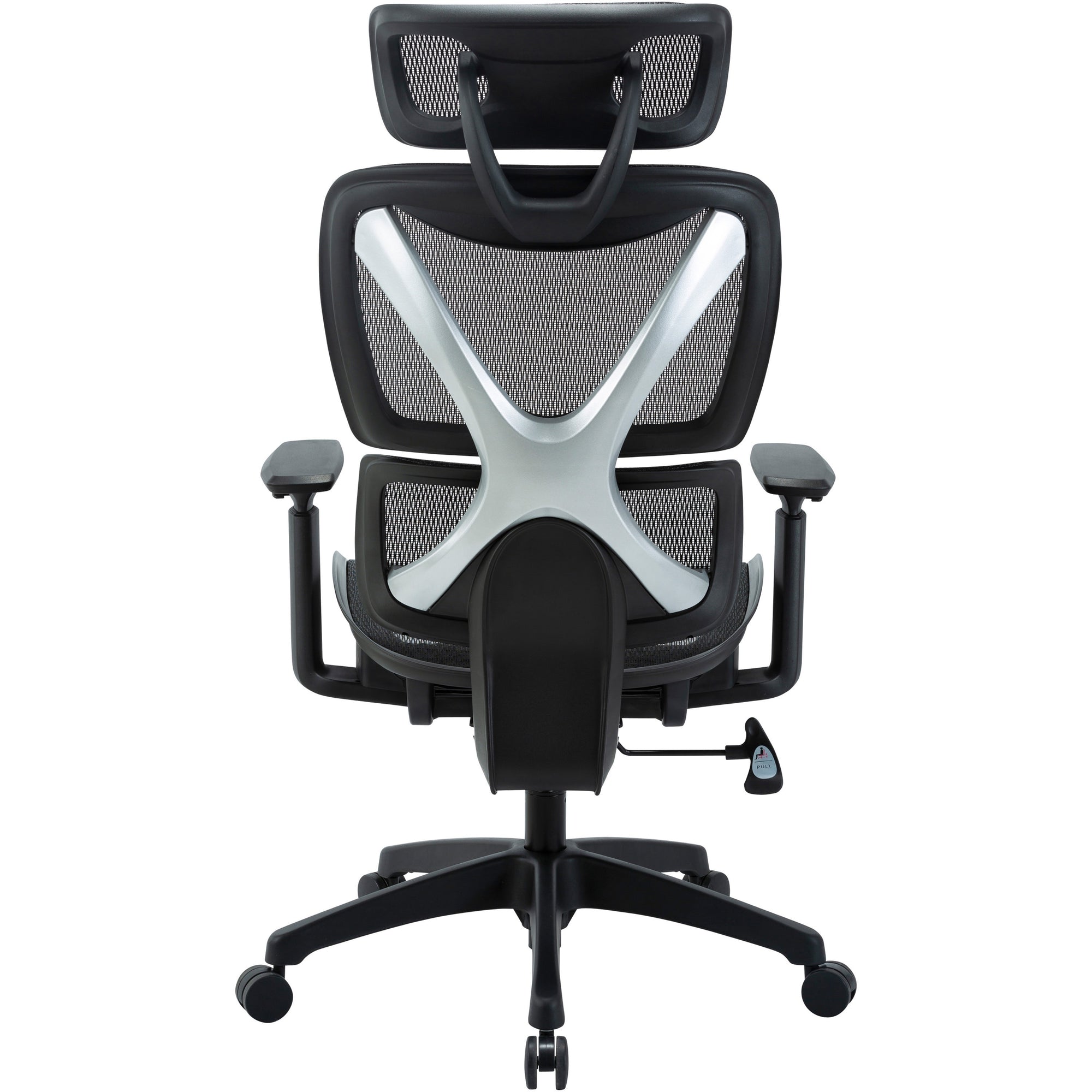lorell-high-back-mesh-chair-black-mesh-seat-black-mesh-back-plastic-frame-high-back-5-star-base-armrest-1-each_llr84396 - 5