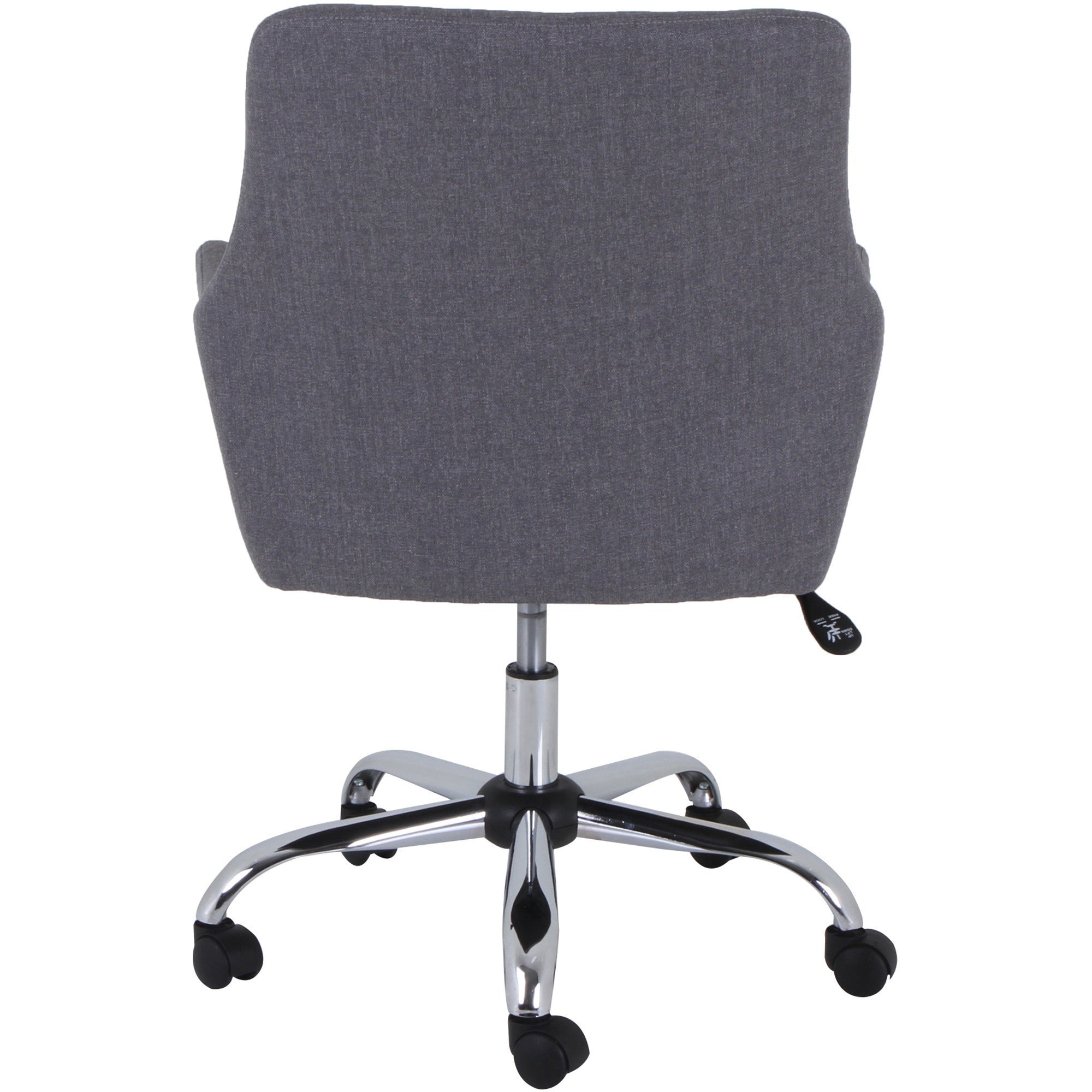 lorell-mid-century-modern-flannel-guest-chair-gray-1-each_llr68549 - 5