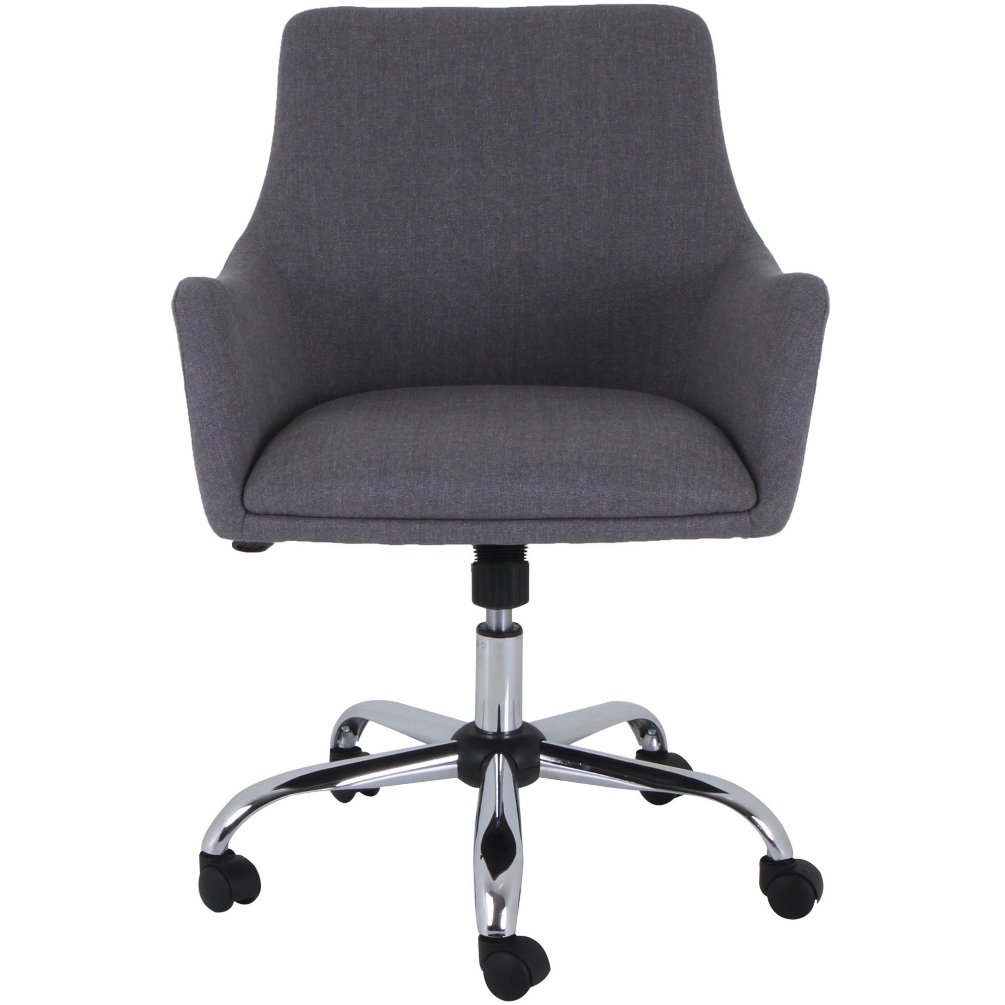 lorell-mid-century-modern-flannel-guest-chair-gray-1-each_llr68549 - 3
