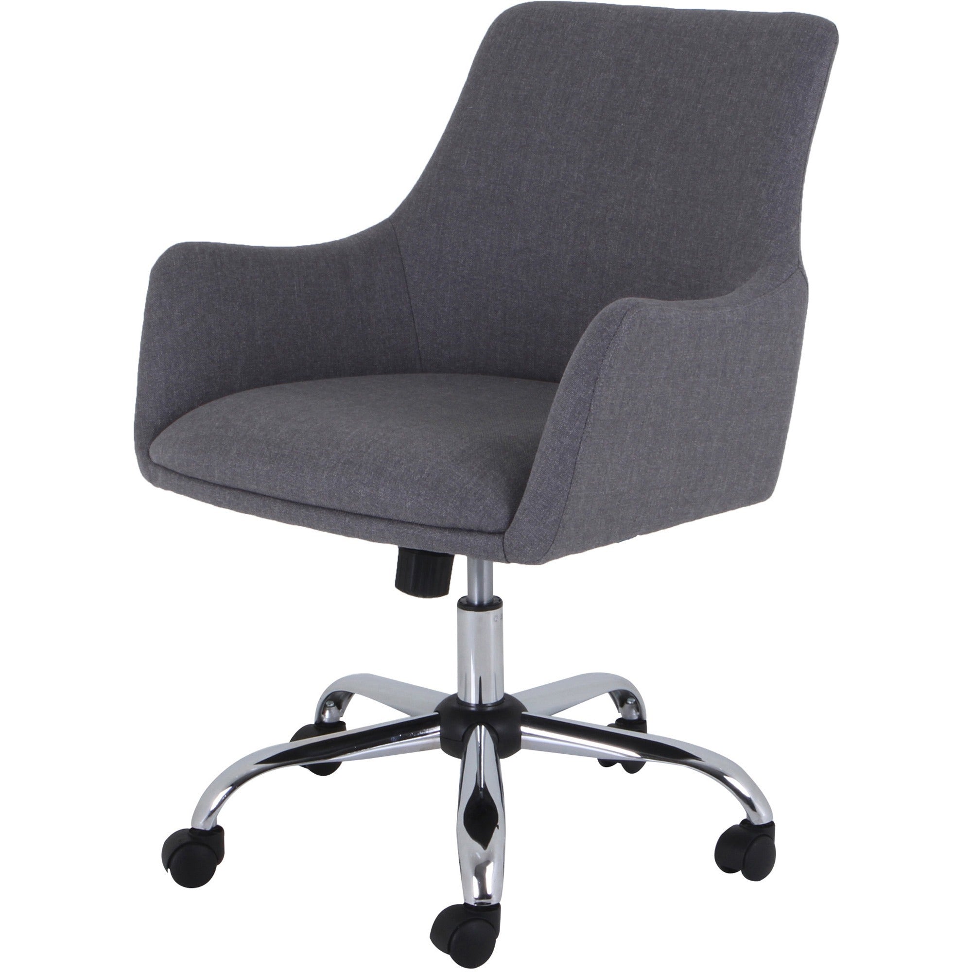 lorell-mid-century-modern-flannel-guest-chair-gray-1-each_llr68549 - 4